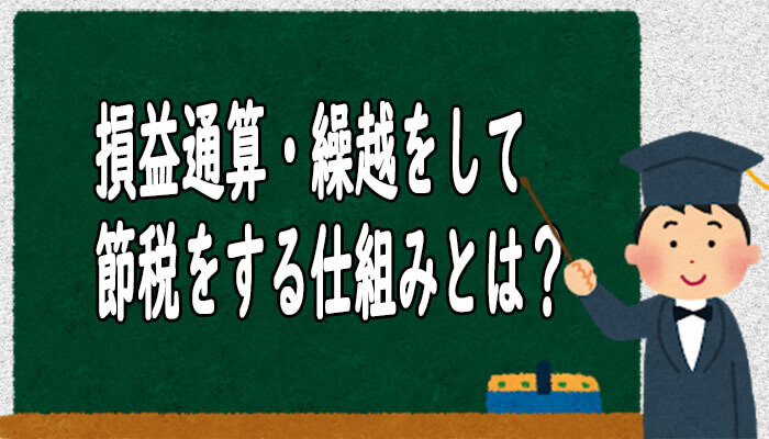 損益通算・繰越で節税する仕組み