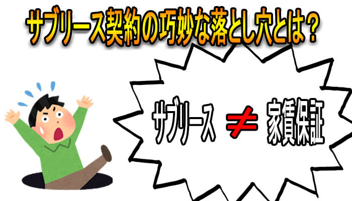 サブリース=家賃保証