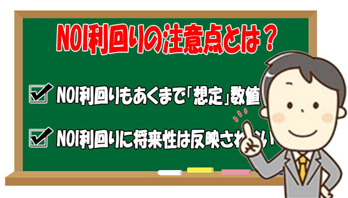 NOI利回りの注意点